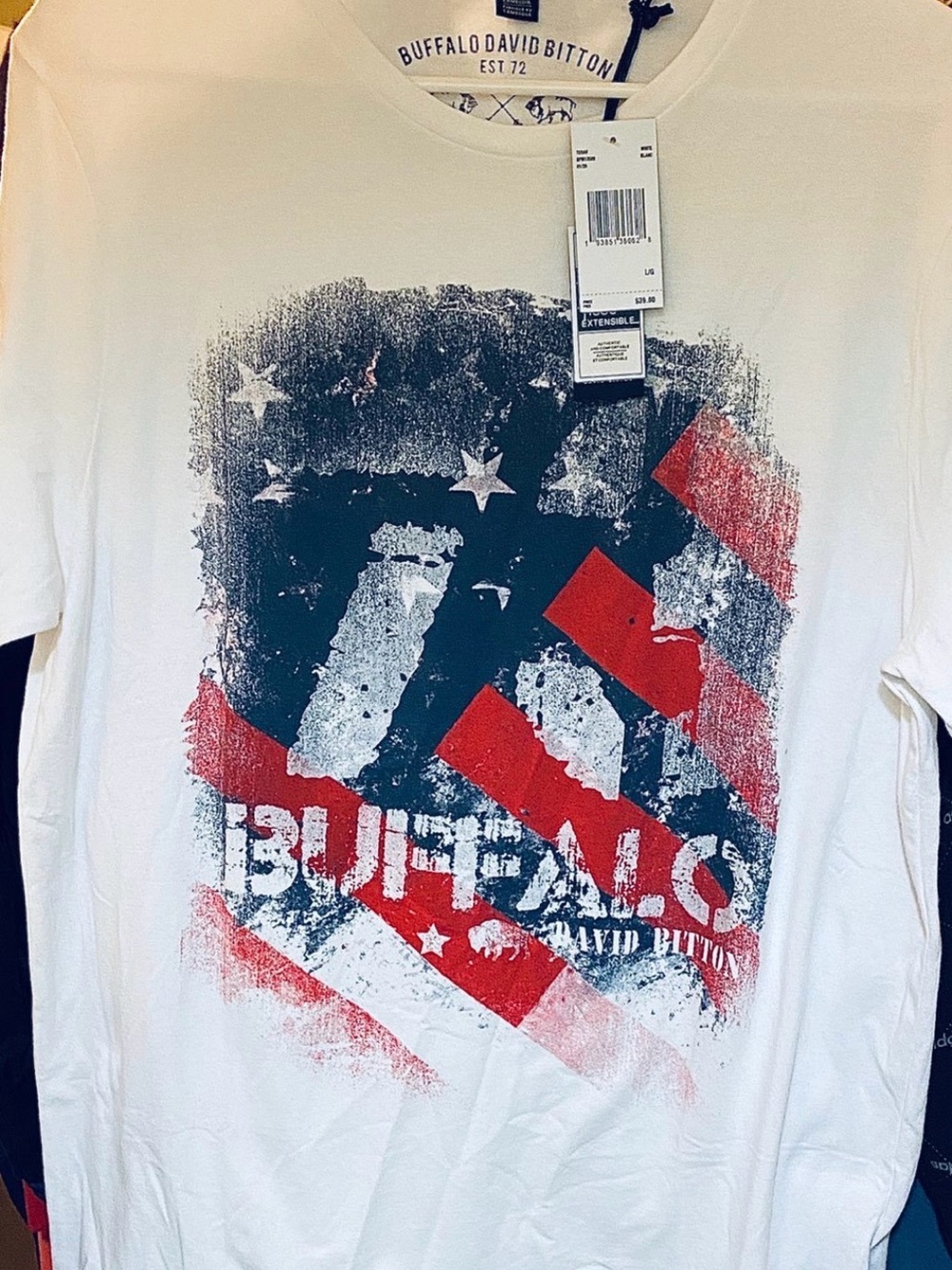 Two Men’s Large Buffalo Shirts - New